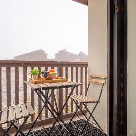 Balcony Ski-in Ski-out With View In Centre Of Val Thorens