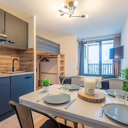 Appartement Balcony Ski-in Ski-out With View In Centre Of