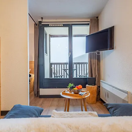 Balcony Ski-in Ski-out With View In Centre Of Appartement Val Thorens