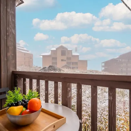Balcony Ski-in Ski-out With View In Centre Of Appartement Val Thorens