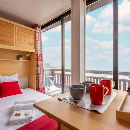 Appartement Balcony Ski-in Ski-out With View In Centre Of Val Thorens