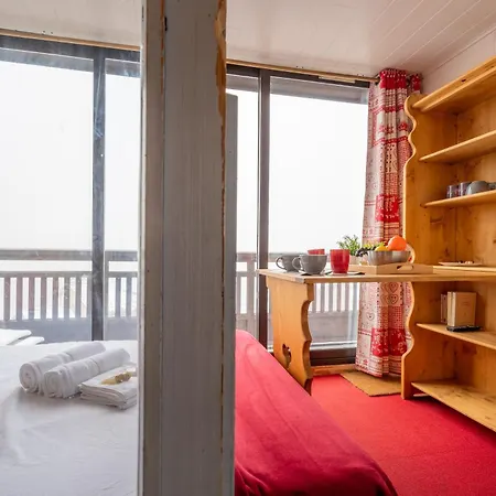 Appartement Balcony Ski-in Ski-out With View In Centre Of